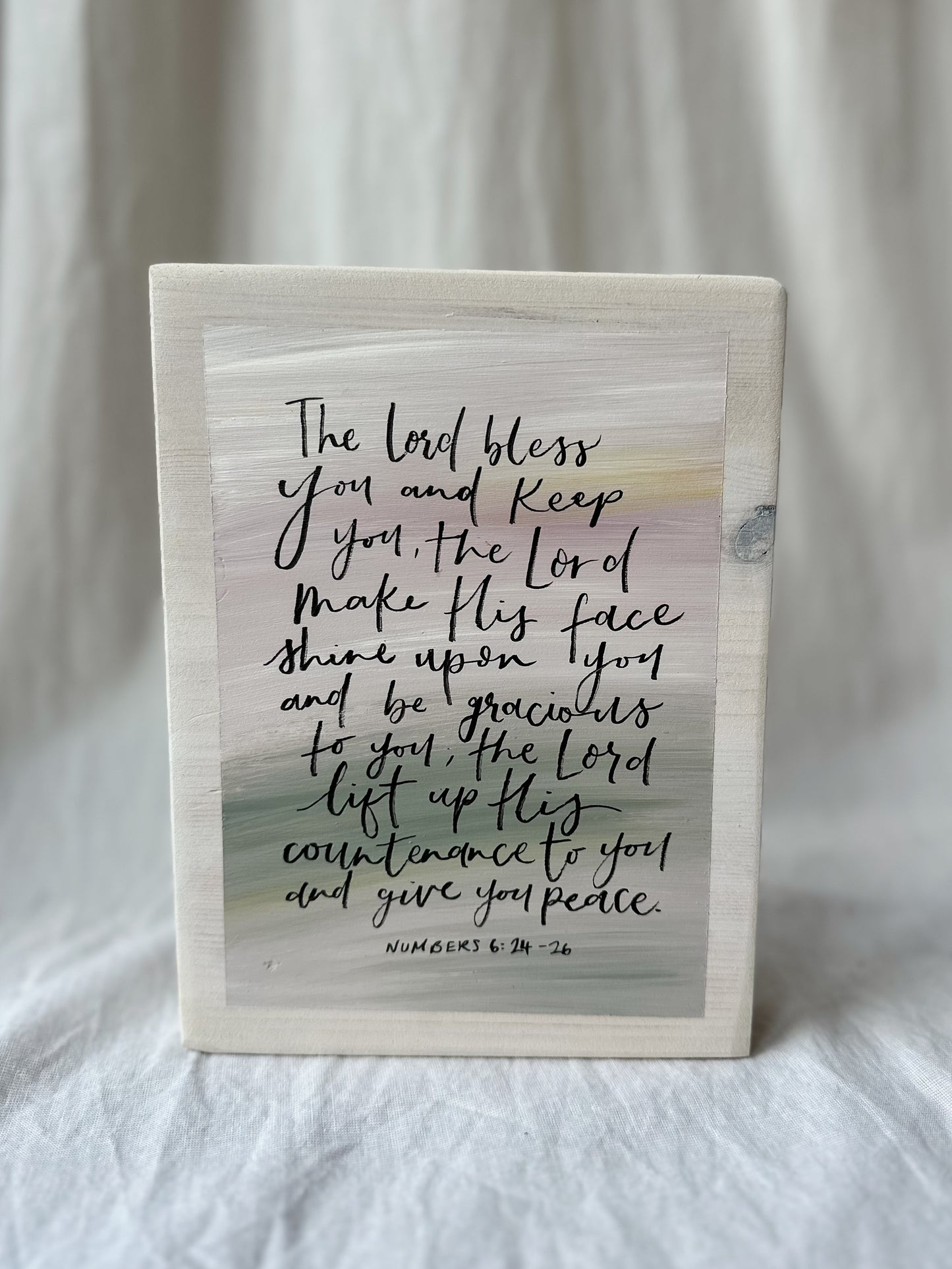 The Lord bless you and keep you