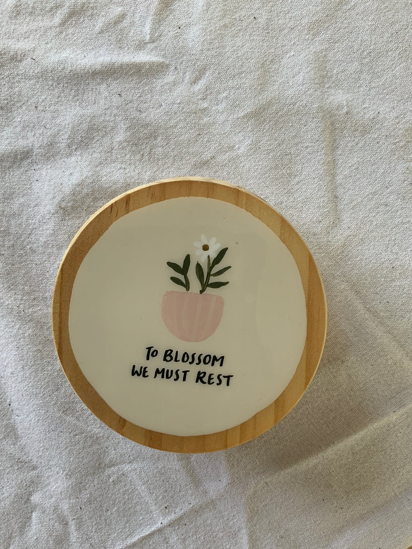 To blossom we must rest