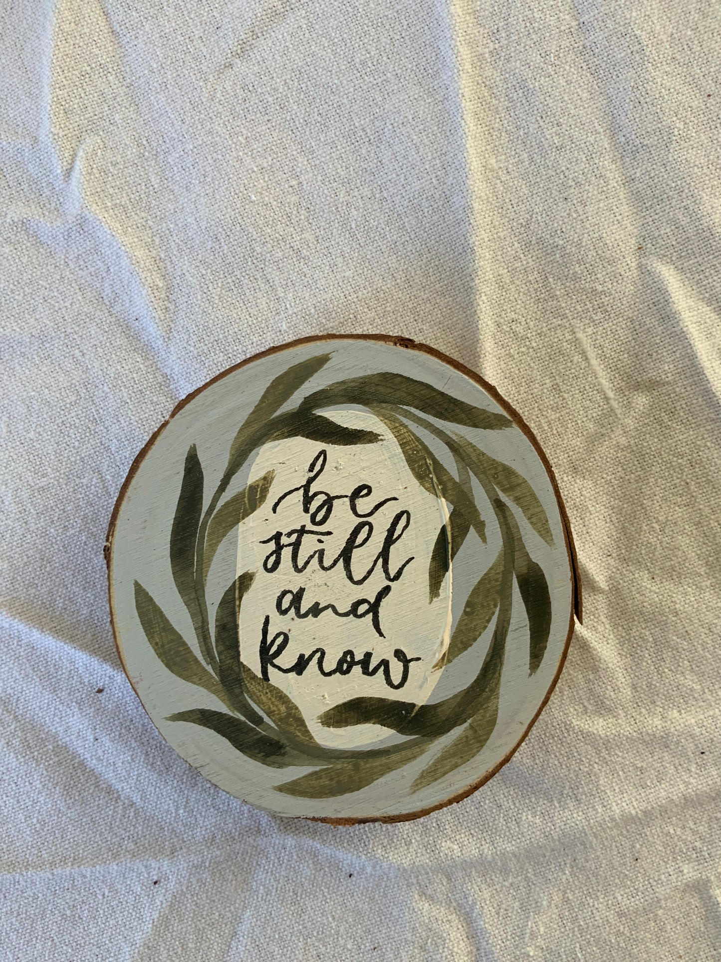 Be still and know