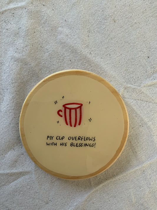Cup overflows