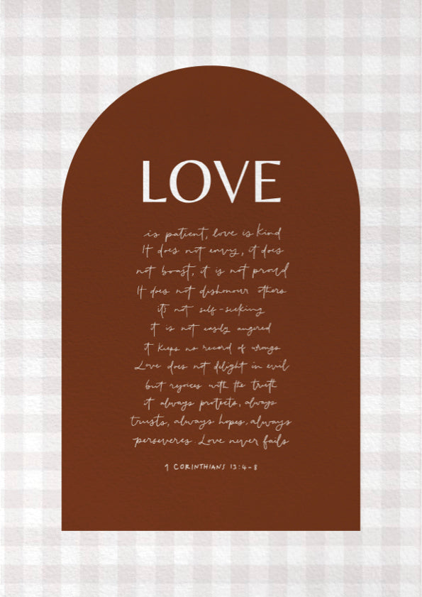 A4 1 Cor 13:4-8