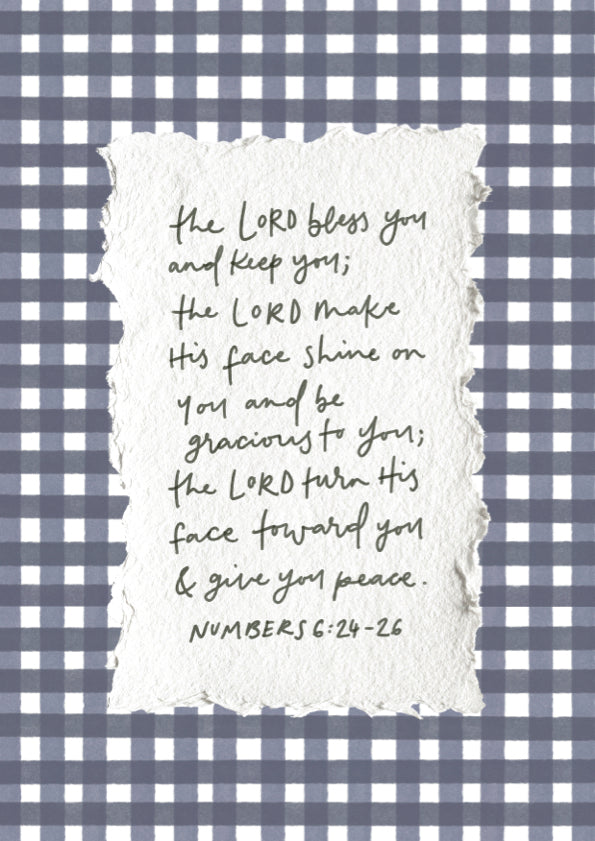 A4 The Lord bless you and keep you