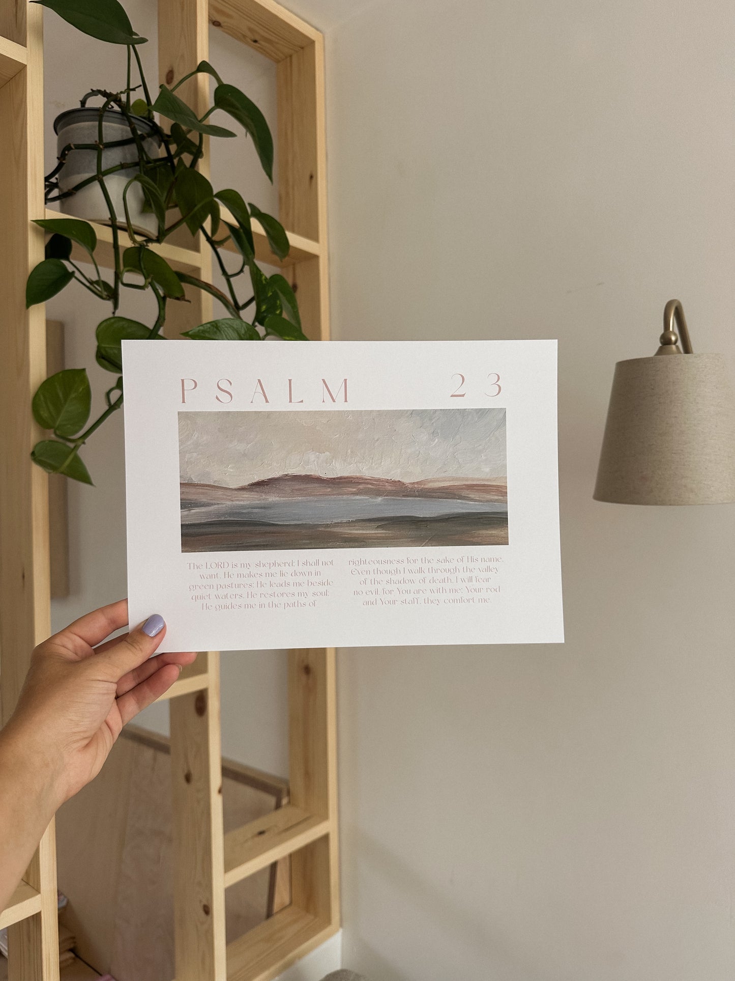 A4 Psalm 23