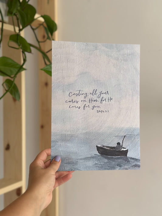 casting all your cares on Him