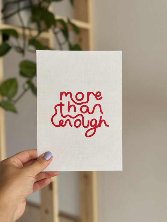 More than enough