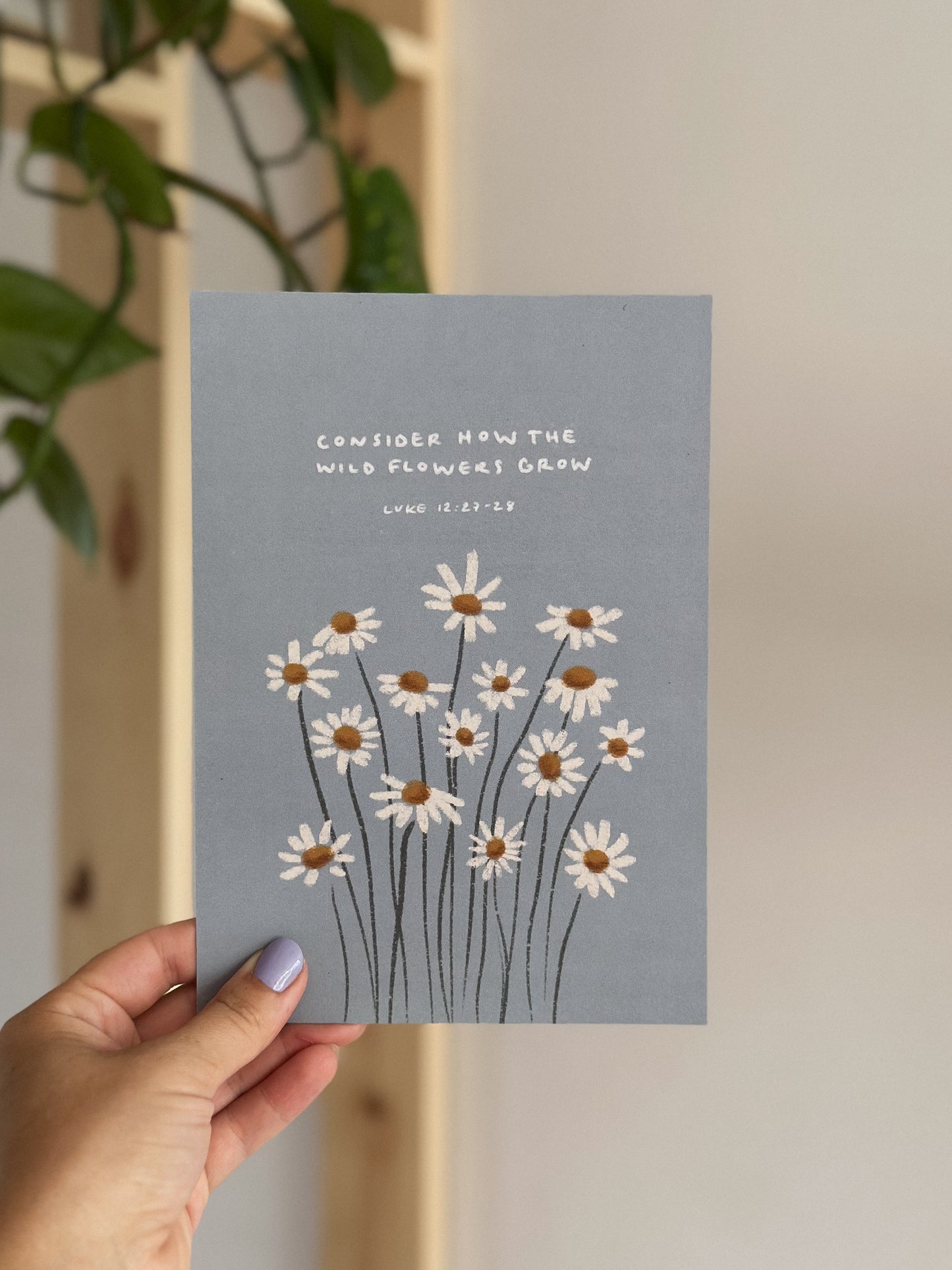 Consider how the wildflowers grow