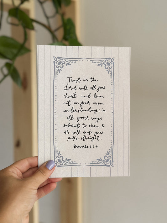 Trust in the Lord