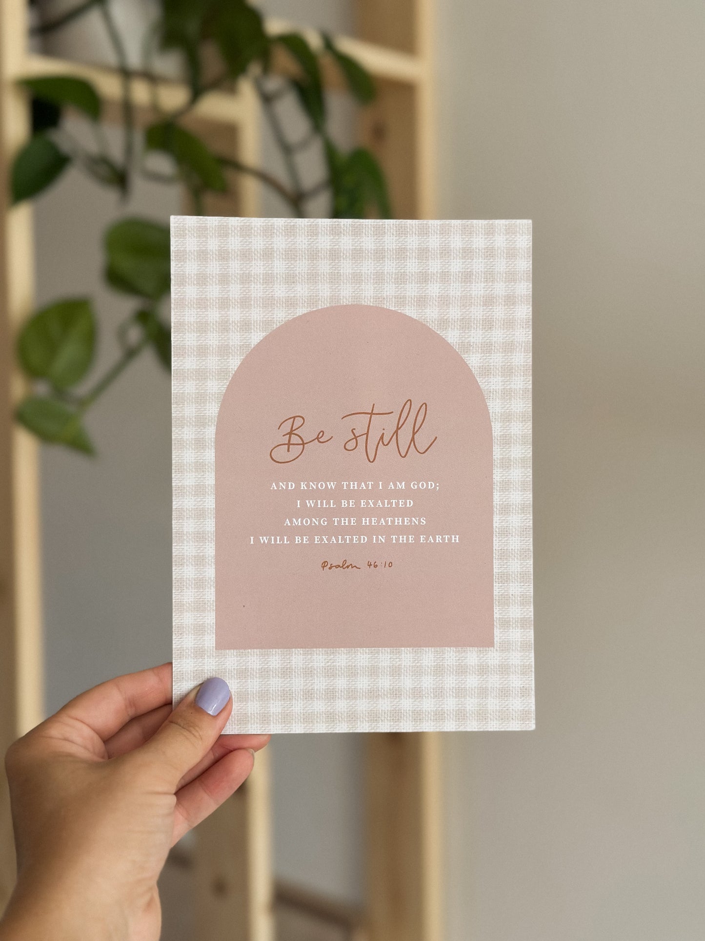 Be still & know