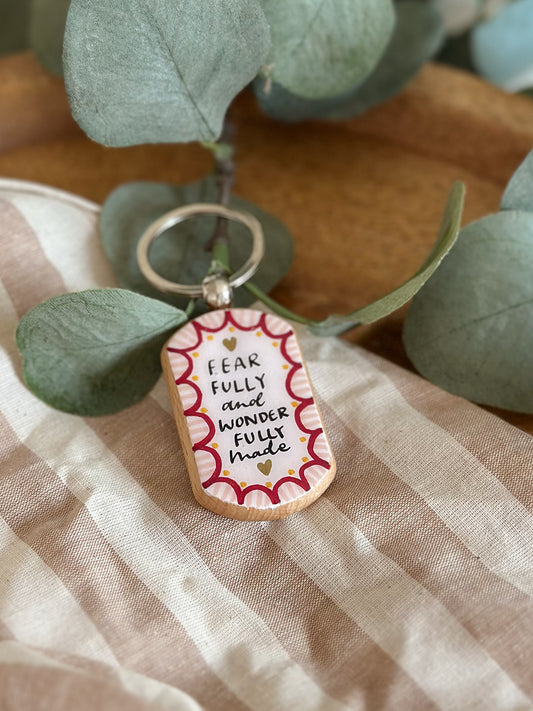 Fearfully and wonderfully made - Keyring