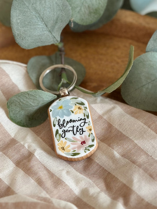 Blooming gently - Keyring