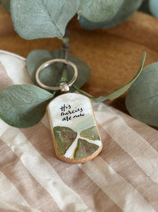 His mercies are new every morning - Keyring