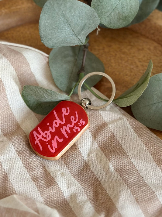 Abide in me - Keyring