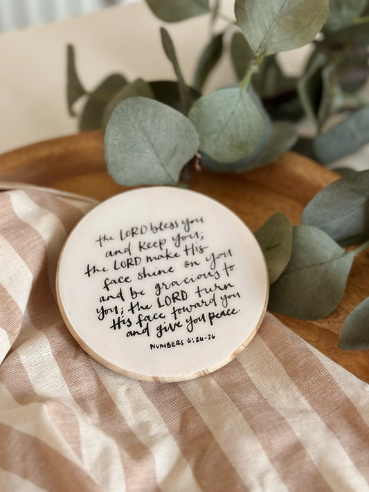 The Lord bless you and keep you - Coaster