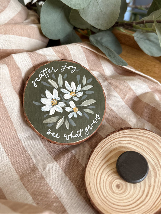 Scatter joy see what grows - Magnet