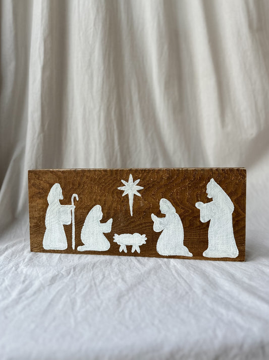 Wooden Nativity