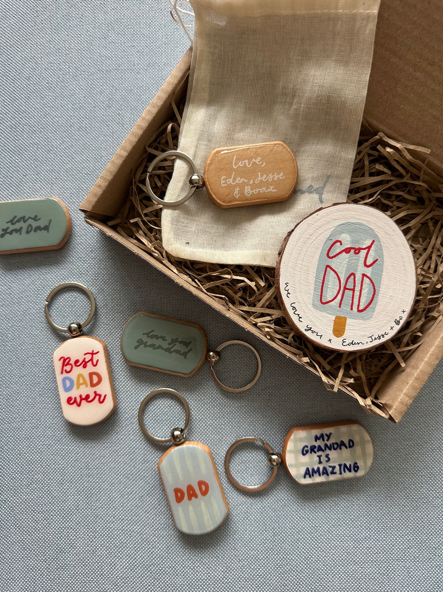 Personalised Keyring Gift Box