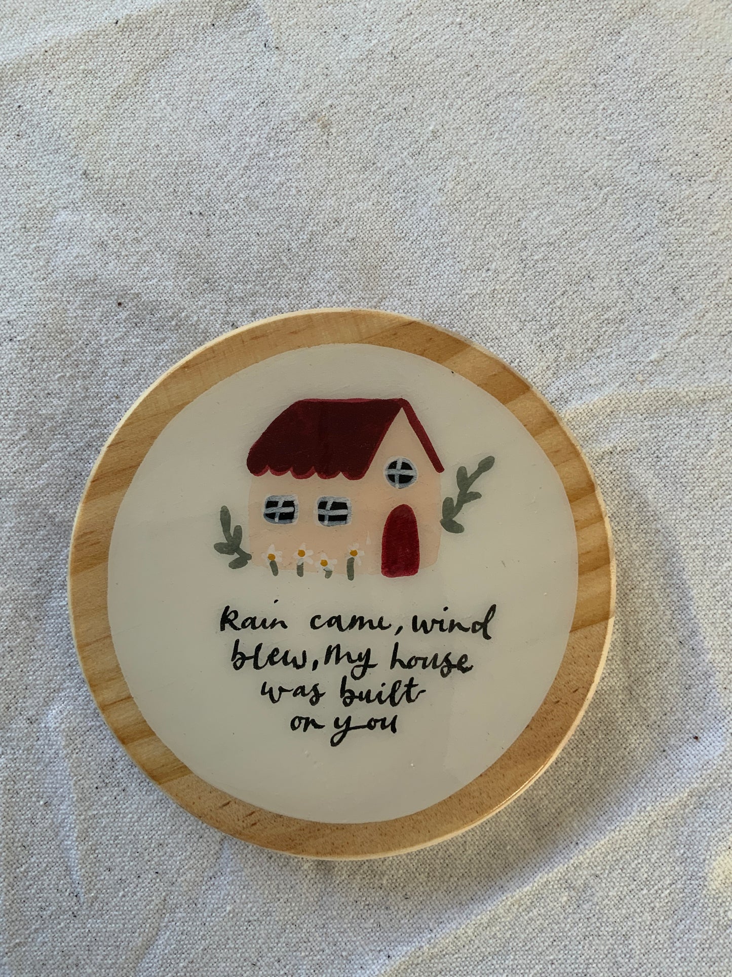 My house was built on you